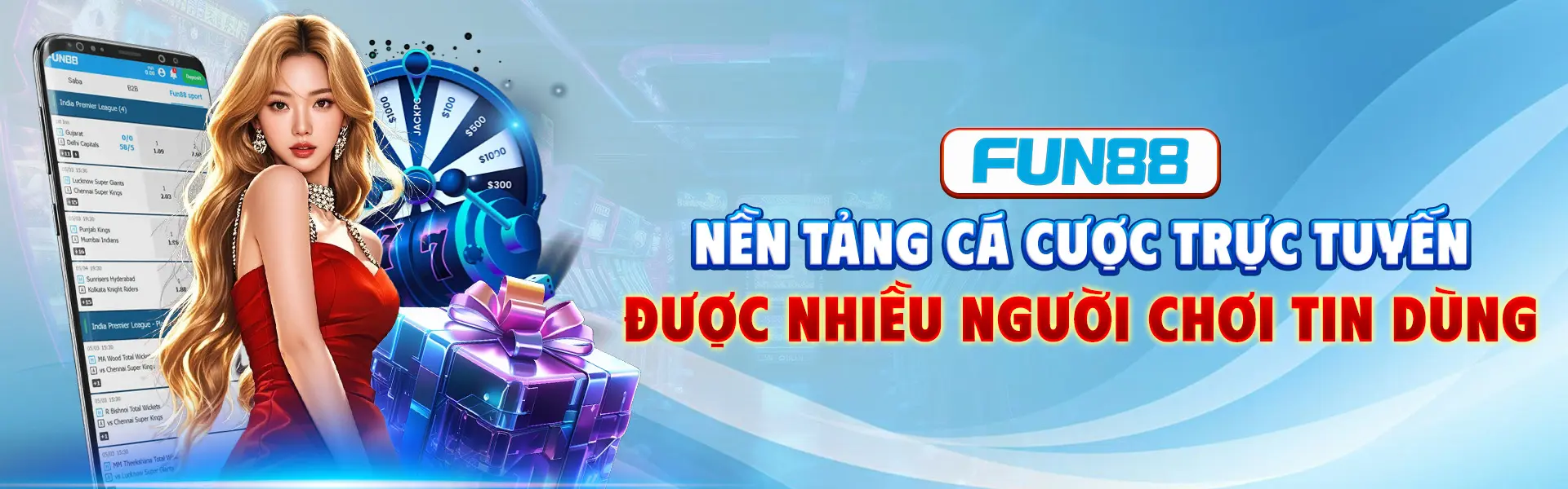 Banner khuyến mãi Fun88 dành cho người dùng đủ tuổi
