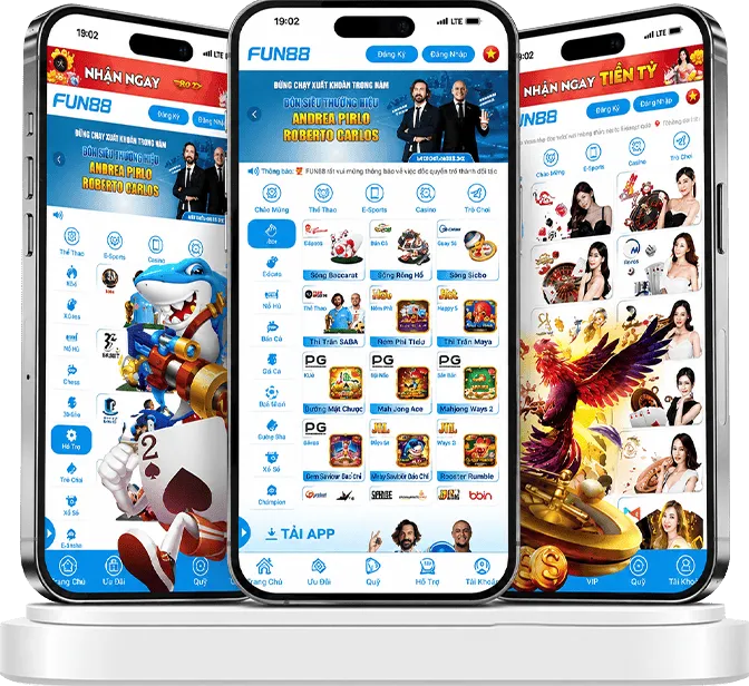 Ứng dụng Fun88 trên di động